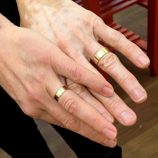 Couple's Gold Wedding Band | Private Workshop