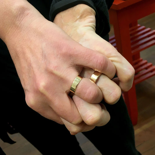 Couple's Gold Wedding Band | Private Workshop