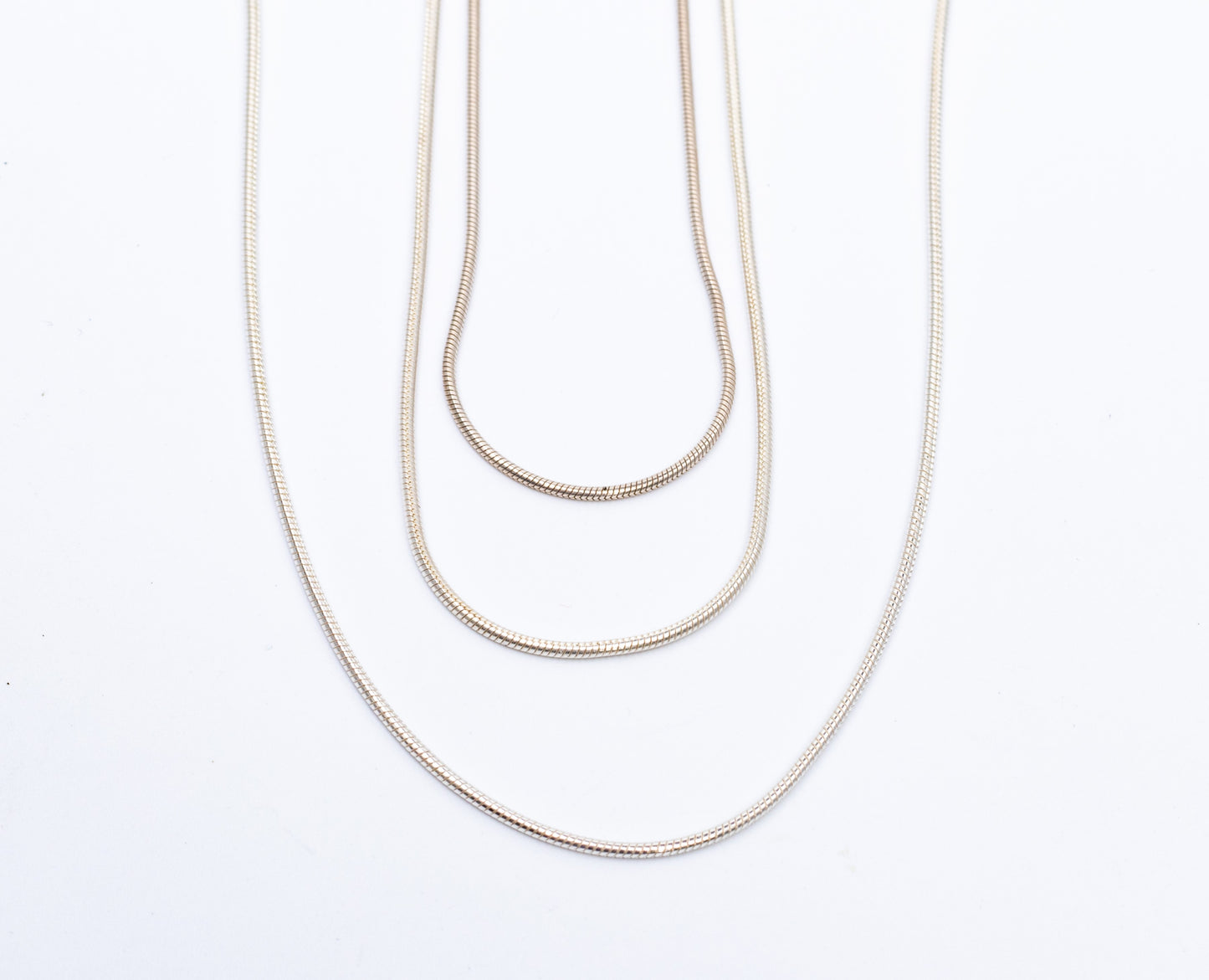 Sterling Silver Snake Chains