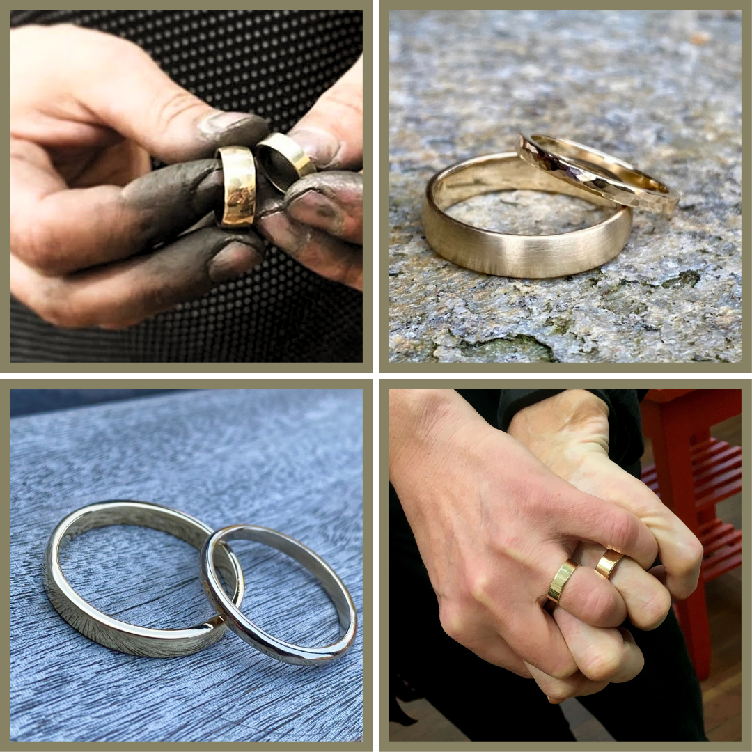 Couple's Gold Wedding Band | Private Workshop