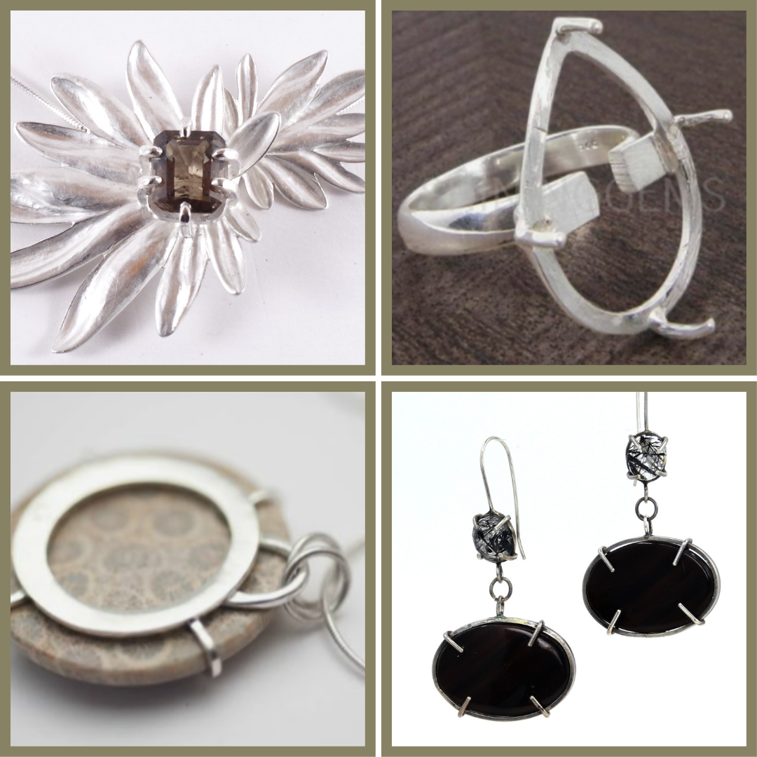 Jewellery 3 | Free Form & Wire Prong Setting Course | Weekend Course
