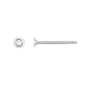 Sterling Silver Ear Post with 2.5mm Pad