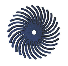 Load image into Gallery viewer, Sunburst® Radial Bristle Discs, 7/8&quot;, blue - 400 grit, pkg 12