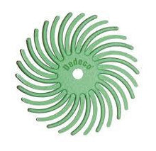 Load image into Gallery viewer, Sunburst® Radial Bristle Discs, 7/8&quot;, green - 1 micron, pkg 12