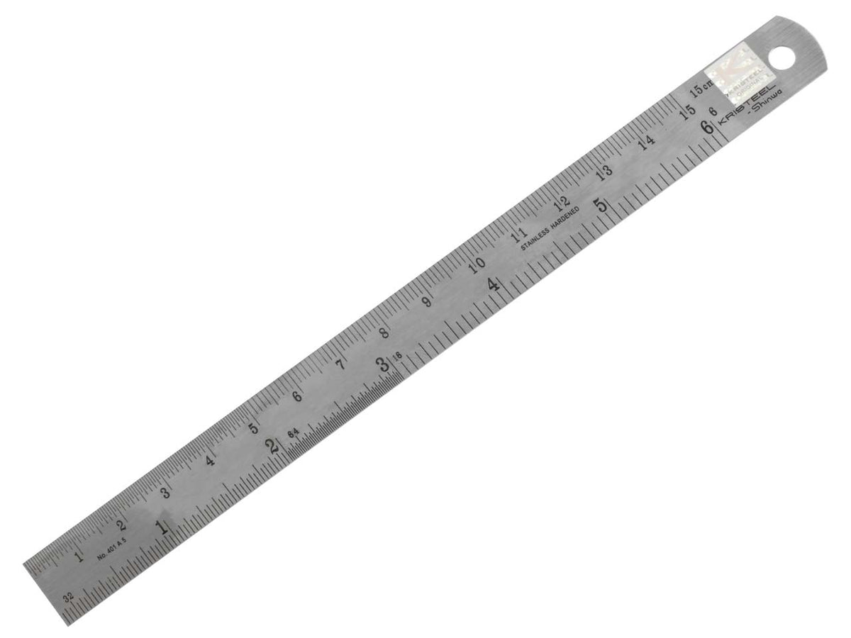 15 Inch Long Ruler Steel Ruler, 15 cm – Stairway Studio