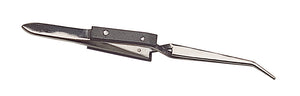 Curved Cross-Lock Fiber-Grip Tweezers
