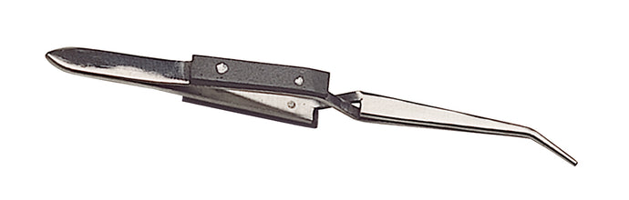 Curved Cross-Lock Fiber-Grip Tweezers